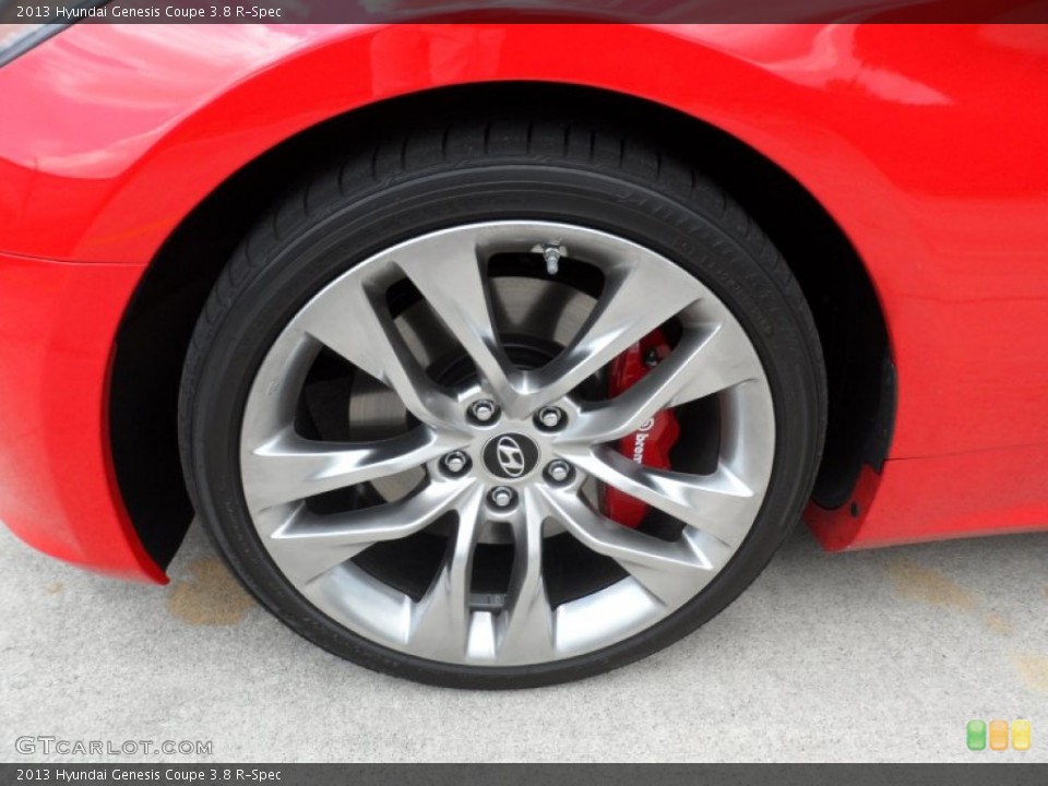 2013 Hyundai Genesis Coupe 3.8 R-Spec Wheel and Tire Photo #64853276