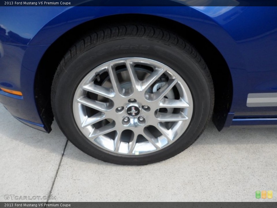 2013 Ford Mustang V6 Premium Coupe Wheel and Tire Photo #64854248