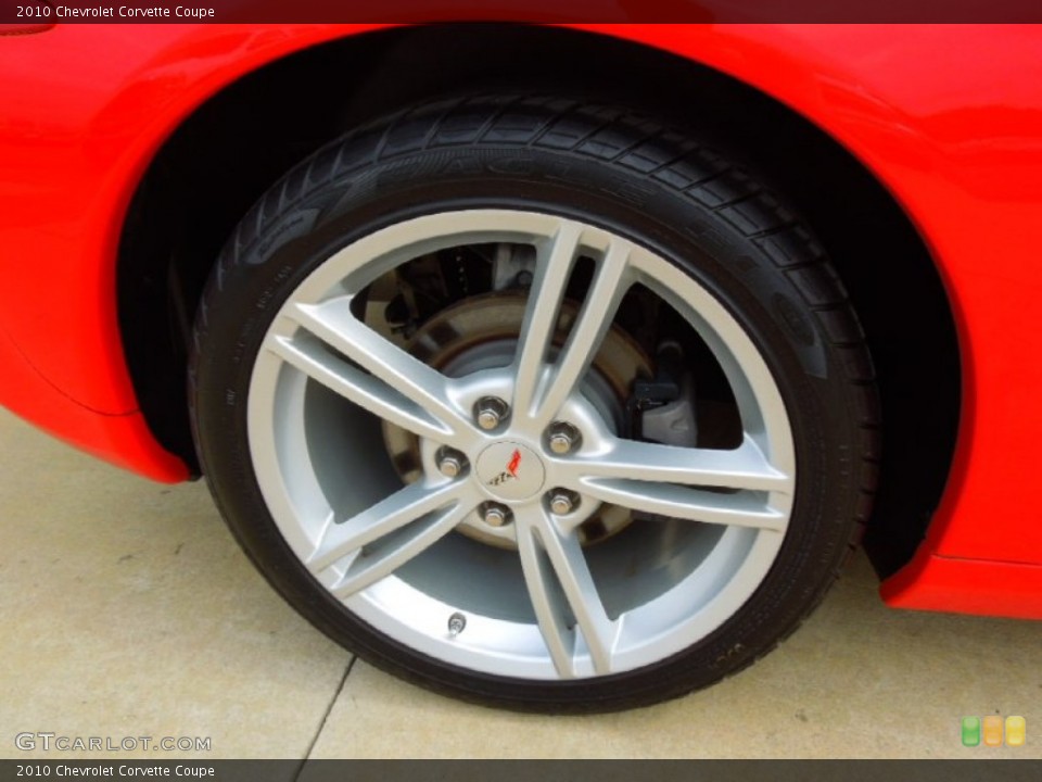 2010 Chevrolet Corvette Coupe Wheel and Tire Photo #64857740