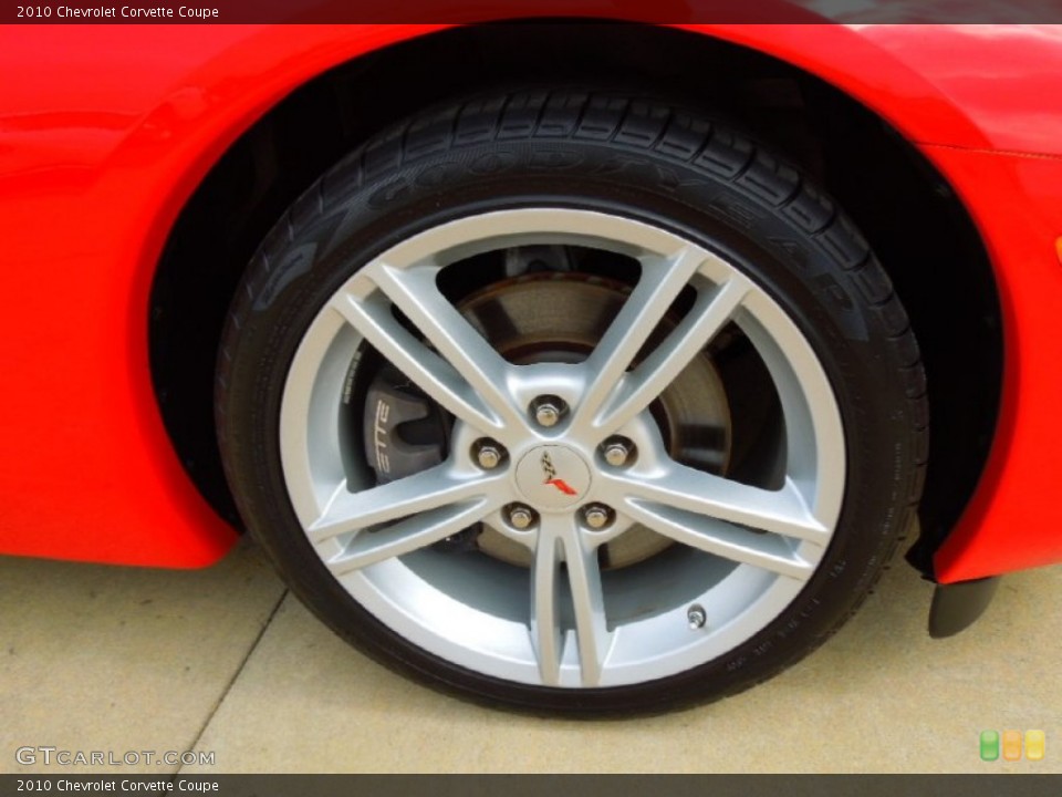 2010 Chevrolet Corvette Coupe Wheel and Tire Photo #64857749