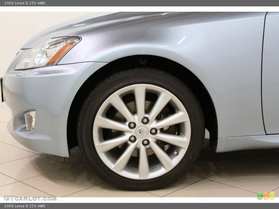 2009 Lexus IS 250 AWD Wheel and Tire Photo #64860041