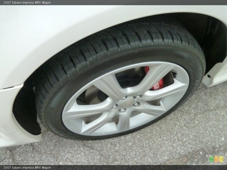 2007 Subaru Impreza WRX Wagon Wheel and Tire Photo #64861196