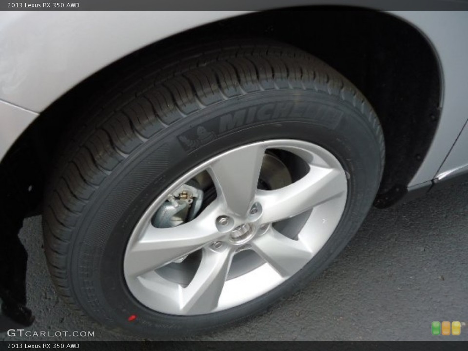 2013 Lexus RX 350 AWD Wheel and Tire Photo #64877213