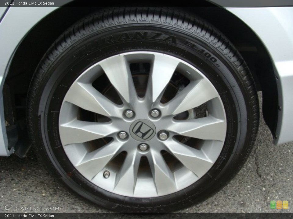 2011 Honda Civic EX Sedan Wheel and Tire Photo #64892106