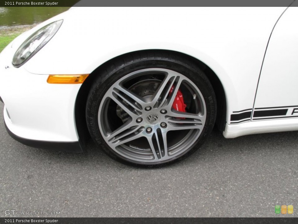 2011 Porsche Boxster Spyder Wheel and Tire Photo #64898375