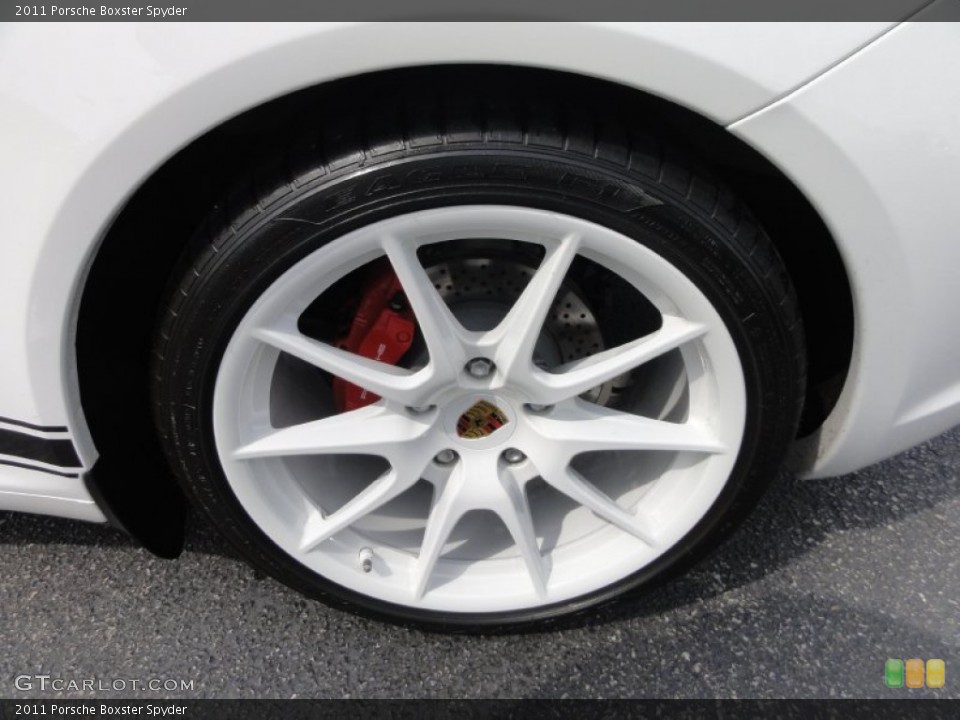 2011 Porsche Boxster Spyder Wheel and Tire Photo #64908029