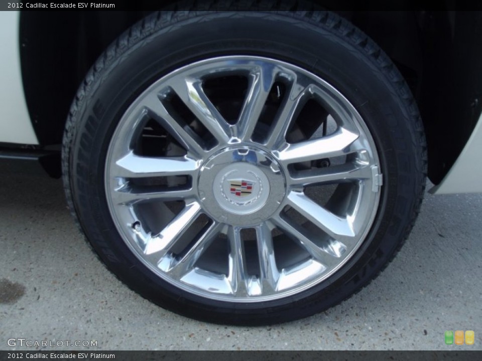 2012 Cadillac Escalade ESV Platinum Wheel and Tire Photo #64909961