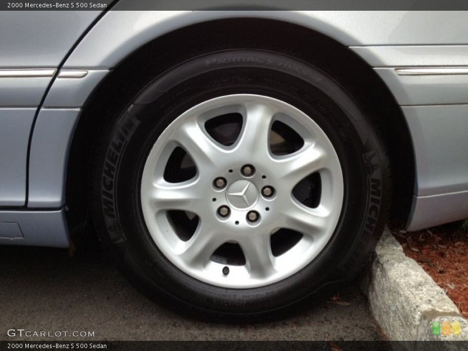 2000 Mercedes-Benz S 500 Sedan Wheel and Tire Photo #64911590