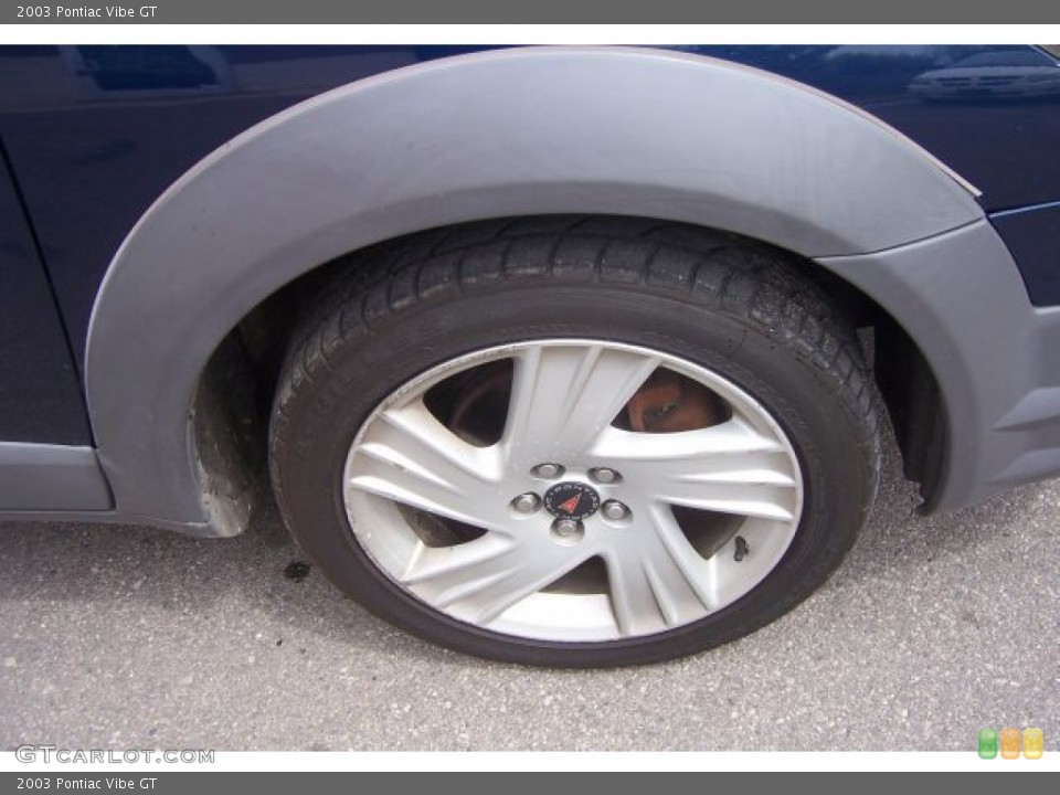 2003 Pontiac Vibe GT Wheel and Tire Photo #64926850