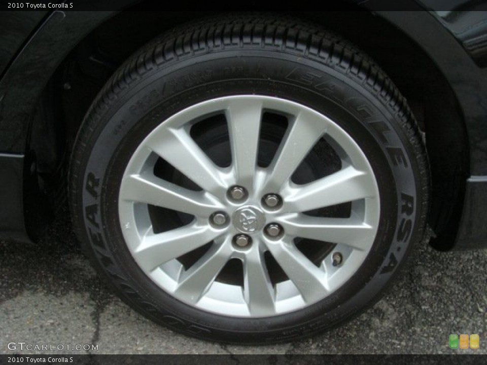 2010 Toyota Corolla S Wheel and Tire Photo #64928194