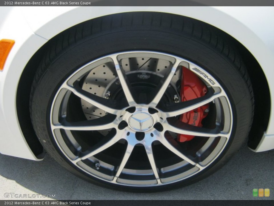 2012 Mercedes-Benz C 63 AMG Black Series Coupe Wheel and Tire Photo #64933966