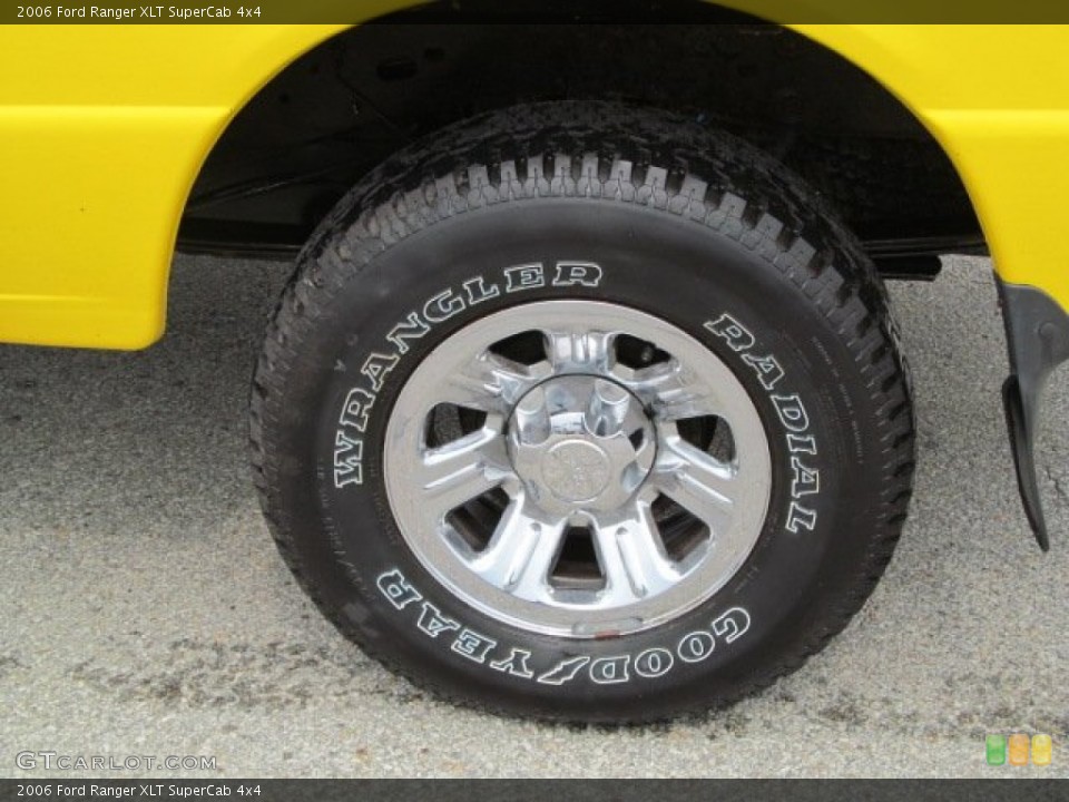 2006 Ford Ranger XLT SuperCab 4x4 Wheel and Tire Photo #64938403