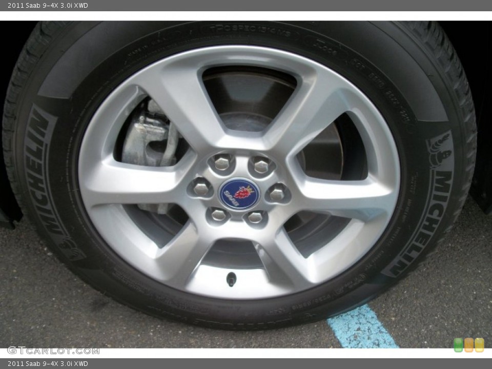 2011 Saab 9-4X 3.0i XWD Wheel and Tire Photo #64947115