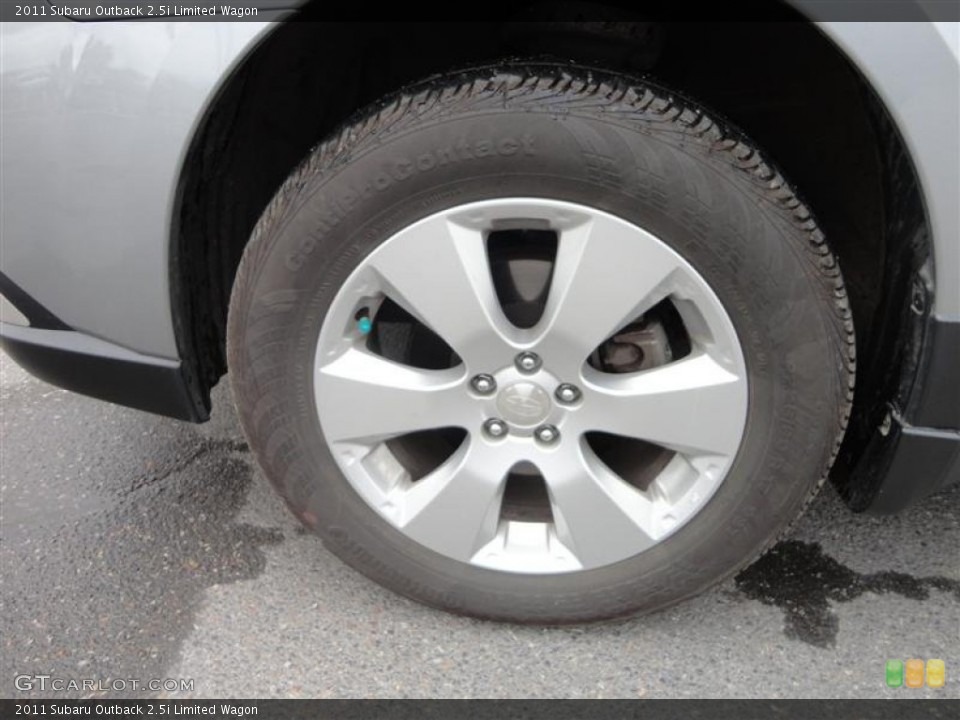 2011 Subaru Outback 2.5i Limited Wagon Wheel and Tire Photo #64952018