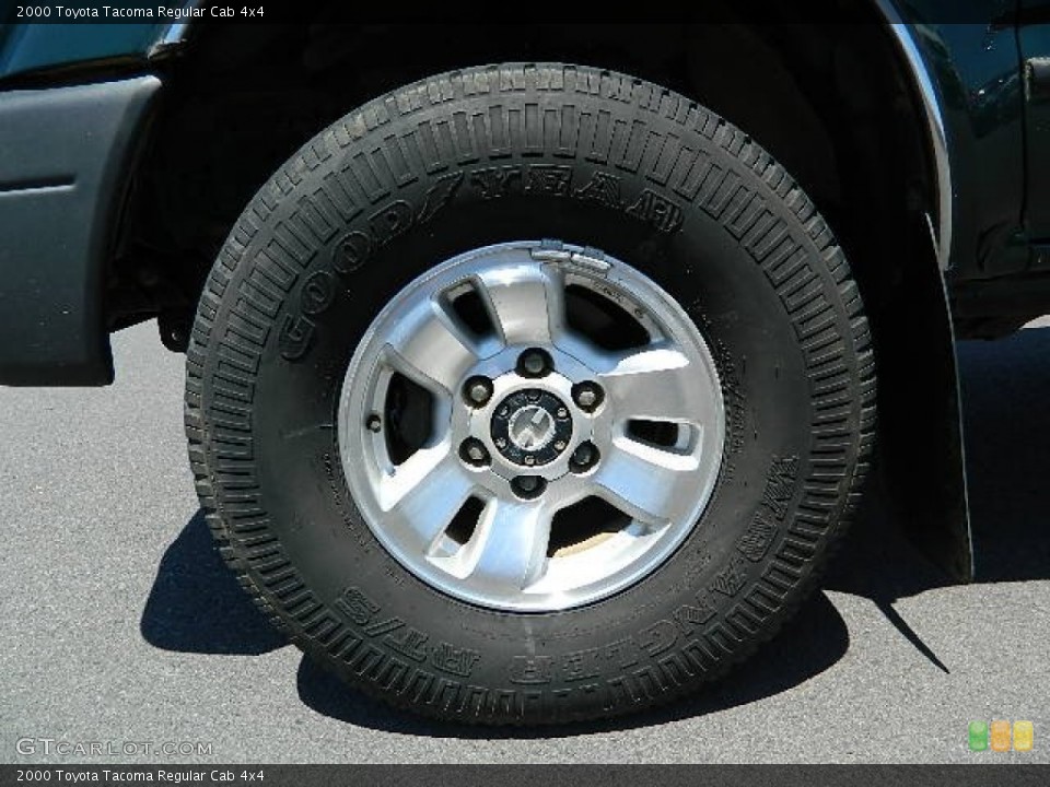 2000 Toyota Tacoma Regular Cab 4x4 Wheel and Tire Photo #64959829