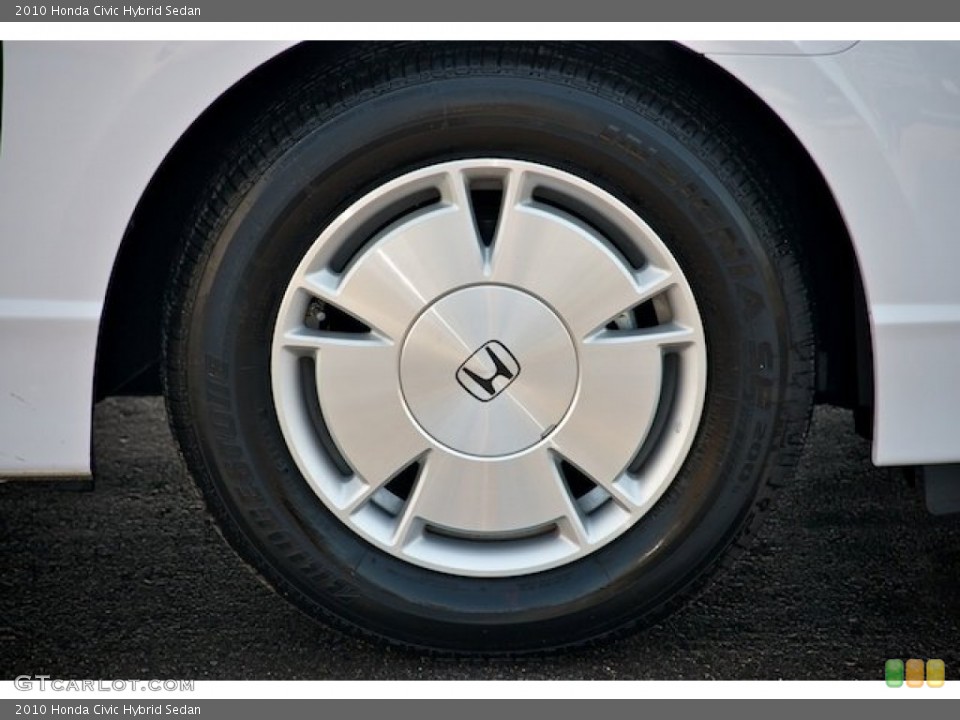 2010 Honda Civic Hybrid Sedan Wheel and Tire Photo #64979306
