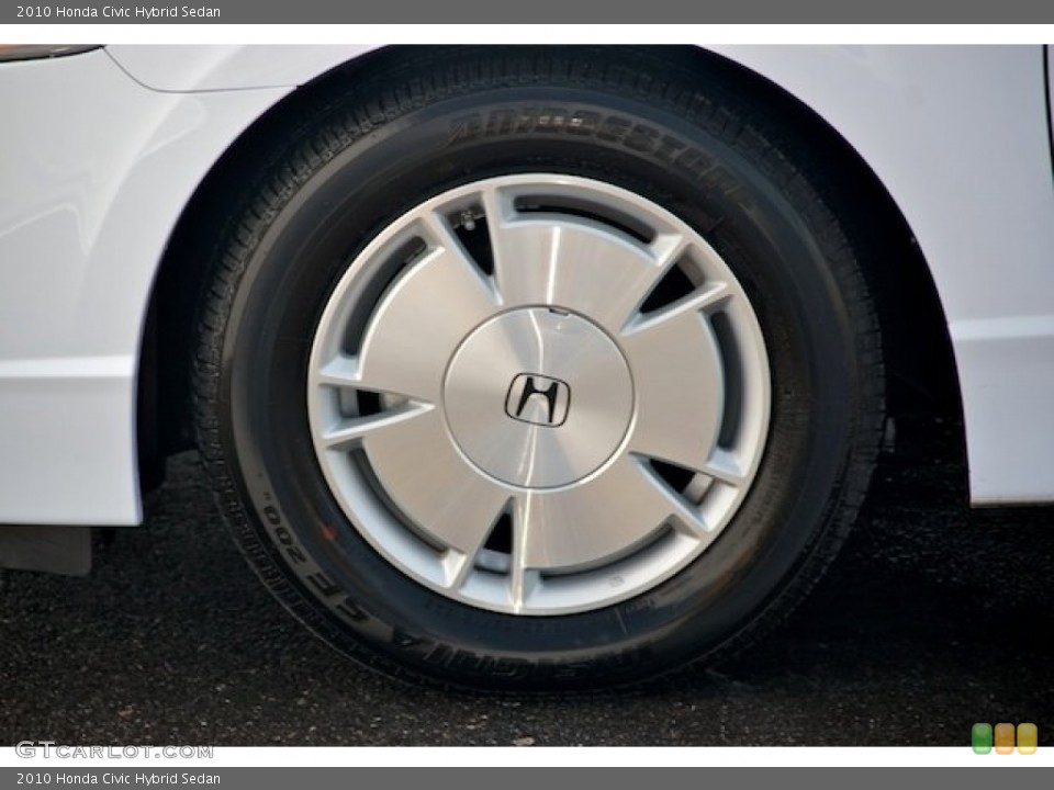 2010 Honda Civic Hybrid Sedan Wheel and Tire Photo #64979315