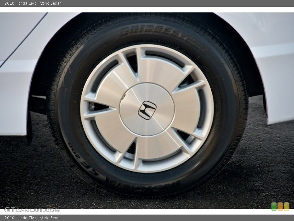 2010 Honda Civic Hybrid Sedan Wheel and Tire Photo #64979328