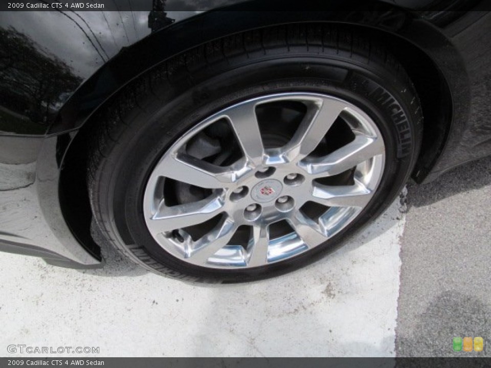 2009 Cadillac CTS 4 AWD Sedan Wheel and Tire Photo #64980431