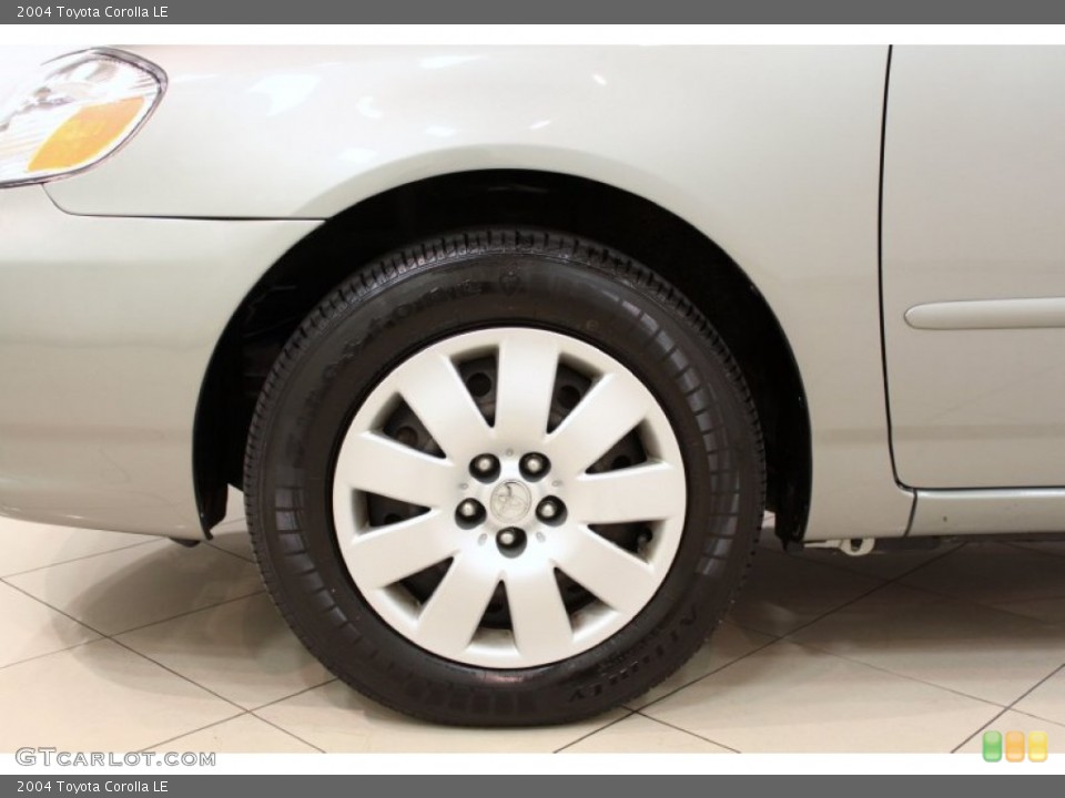 2004 Toyota Corolla LE Wheel and Tire Photo #64985693