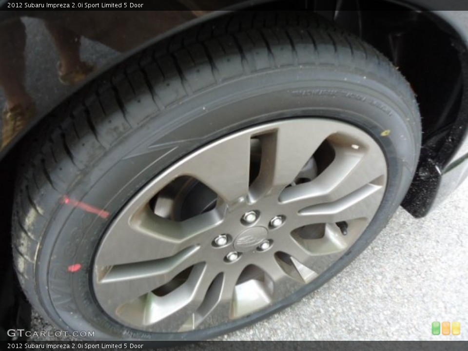 2012 Subaru Impreza 2.0i Sport Limited 5 Door Wheel and Tire Photo #64995584