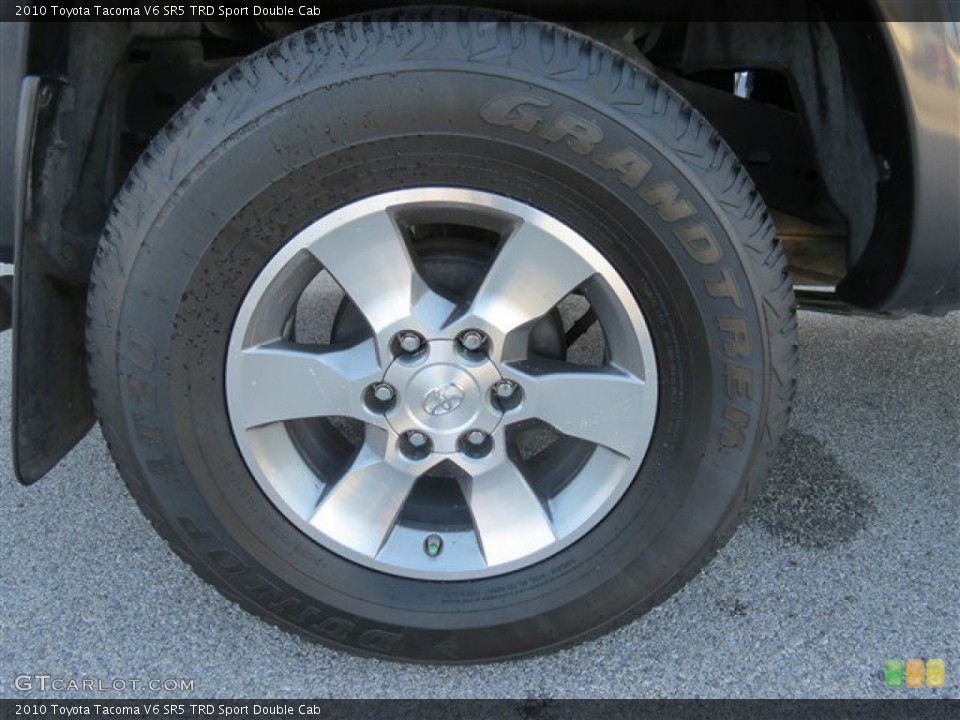 2010 Toyota Tacoma V6 SR5 TRD Sport Double Cab Wheel and Tire Photo #65003100