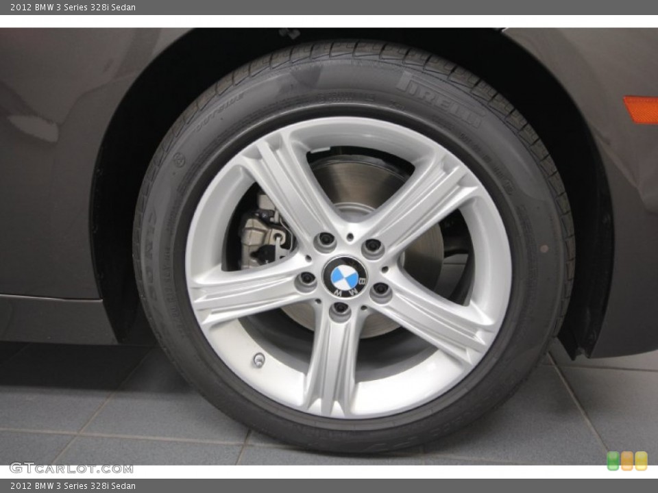 2012 BMW 3 Series 328i Sedan Wheel and Tire Photo #65008041
