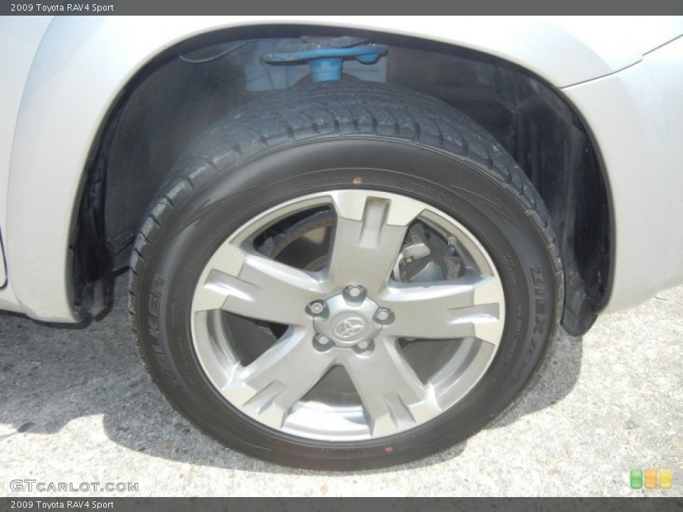 2009 Toyota RAV4 Sport Wheel and Tire Photo #65008227
