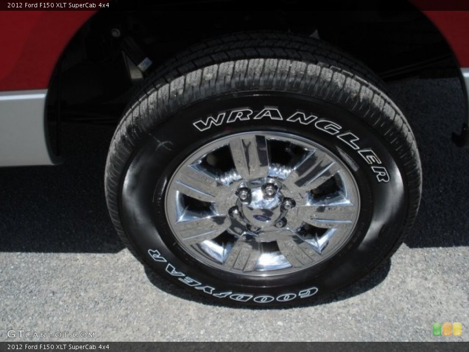 2012 Ford F150 XLT SuperCab 4x4 Wheel and Tire Photo #65008785