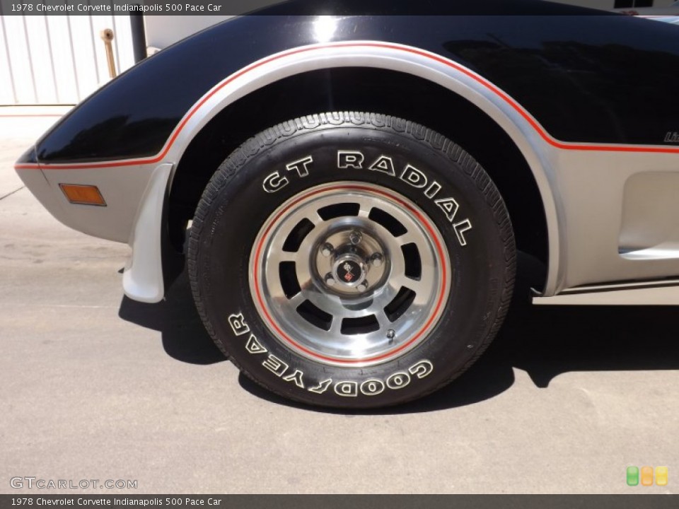 1978 Chevrolet Corvette Indianapolis 500 Pace Car Wheel and Tire Photo #65012268