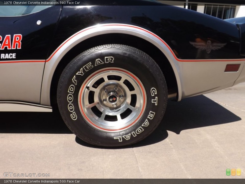 1978 Chevrolet Corvette Indianapolis 500 Pace Car Wheel and Tire Photo #65012277