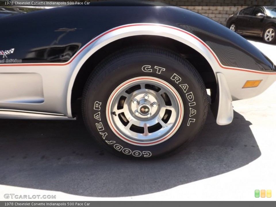 1978 Chevrolet Corvette Indianapolis 500 Pace Car Wheel and Tire Photo #65012295