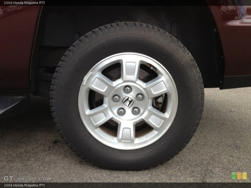 2009 Honda Ridgeline RTS Wheel and Tire Photo #65013873
