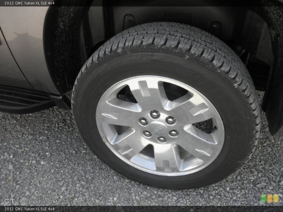 2012 GMC Yukon XL SLE 4x4 Wheel and Tire Photo #65018469