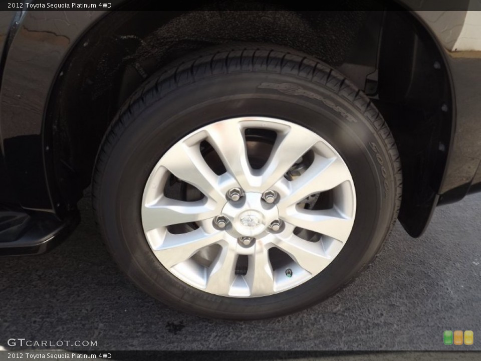 2012 Toyota Sequoia Platinum 4WD Wheel and Tire Photo #65026293