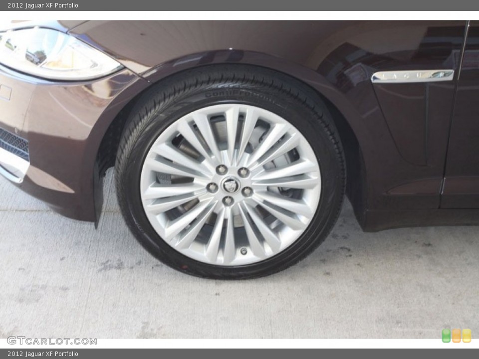 2012 Jaguar XF Portfolio Wheel and Tire Photo #65031453