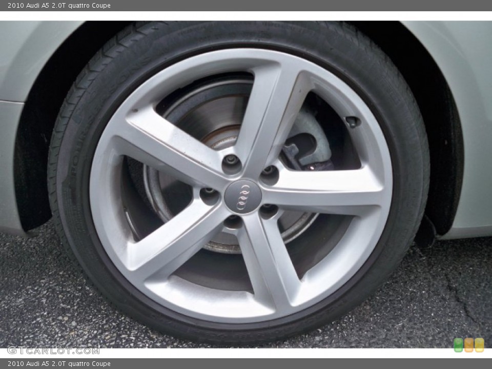 2010 Audi A5 2.0T quattro Coupe Wheel and Tire Photo #65037434