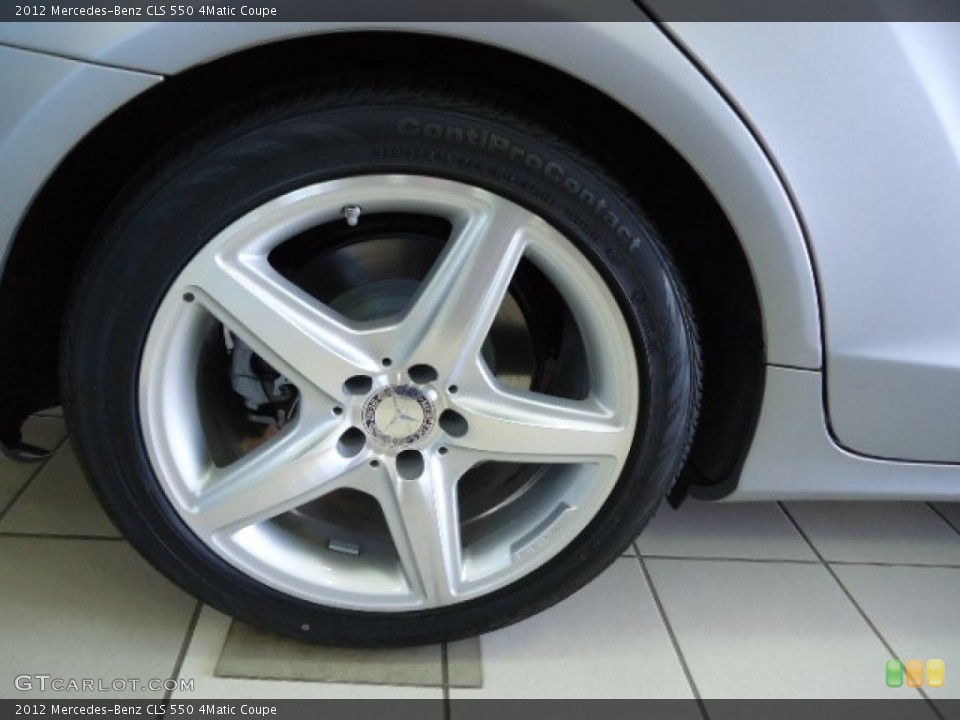 2012 Mercedes-Benz CLS 550 4Matic Coupe Wheel and Tire Photo #65056384