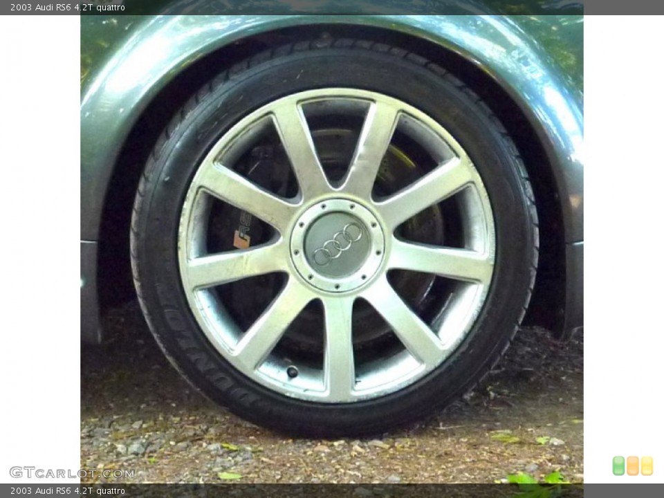 2003 Audi RS6 4.2T quattro Wheel and Tire Photo #65061250