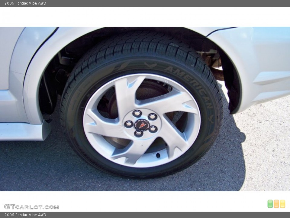 2006 Pontiac Vibe AWD Wheel and Tire Photo #65070743