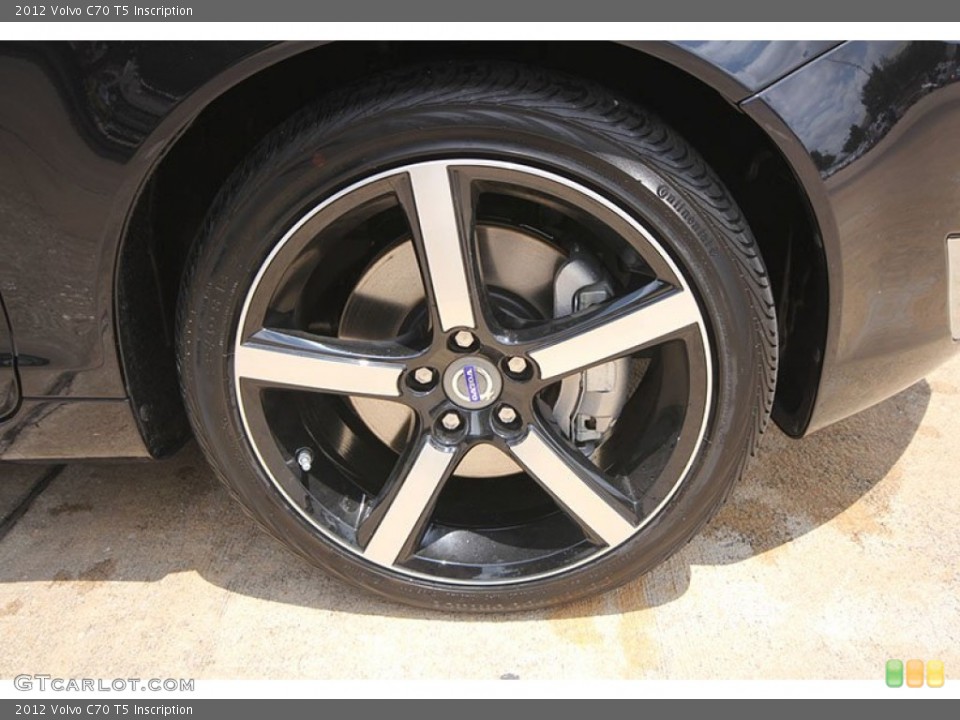 2012 Volvo C70 T5 Inscription Wheel and Tire Photo #65072204