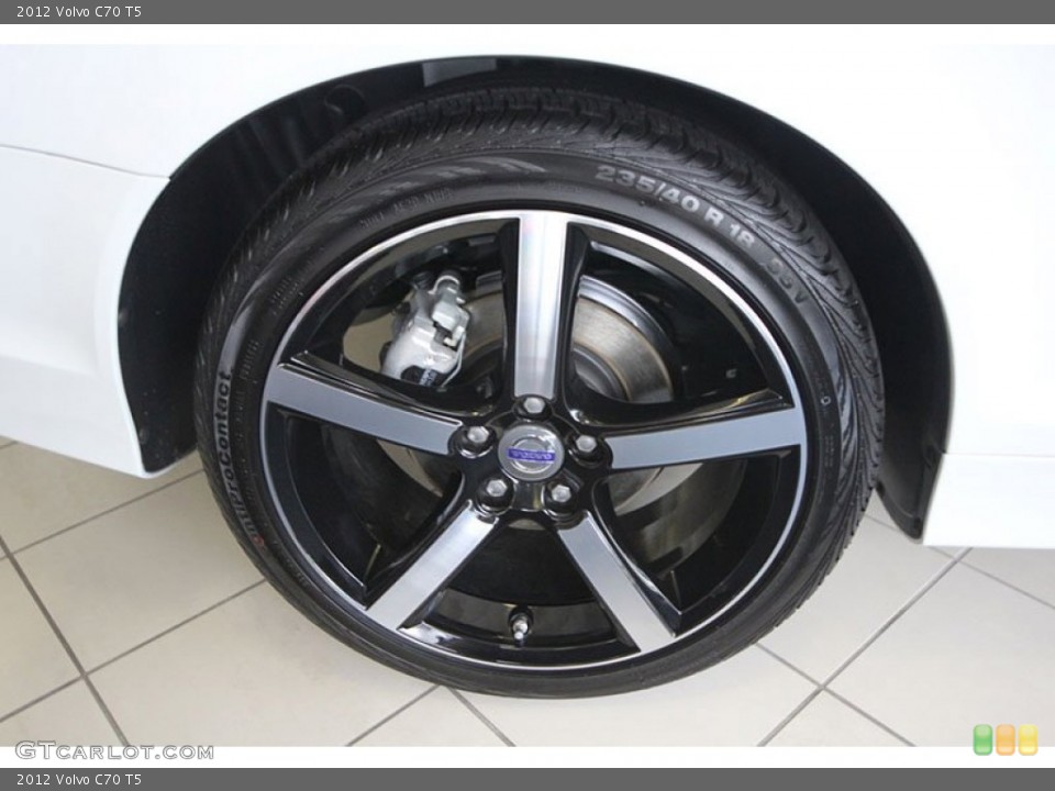2012 Volvo C70 T5 Wheel and Tire Photo #65072465