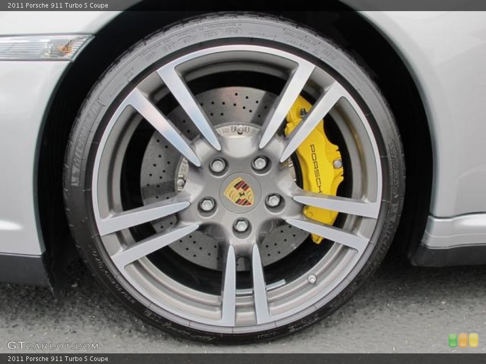 2011 Porsche 911 Turbo S Coupe Wheel and Tire Photo #65073137