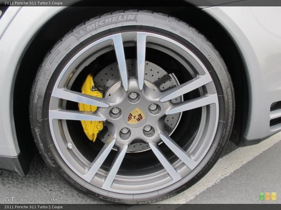 2011 Porsche 911 Turbo S Coupe Wheel and Tire Photo #65073146