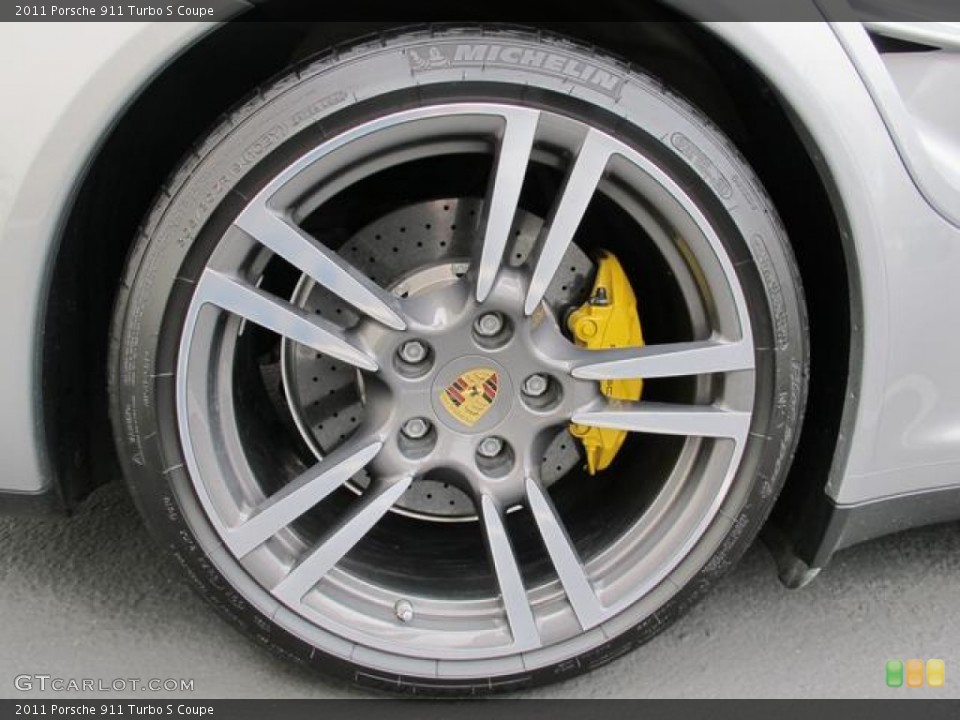 2011 Porsche 911 Turbo S Coupe Wheel and Tire Photo #65073149