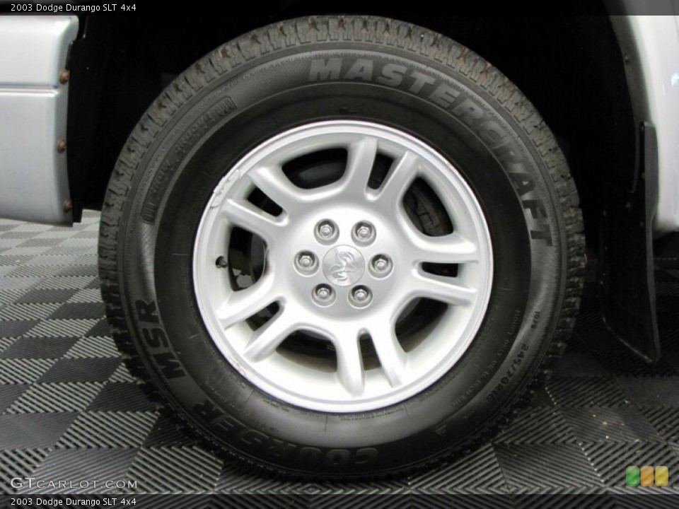 2003 Dodge Durango SLT 4x4 Wheel and Tire Photo #65074952