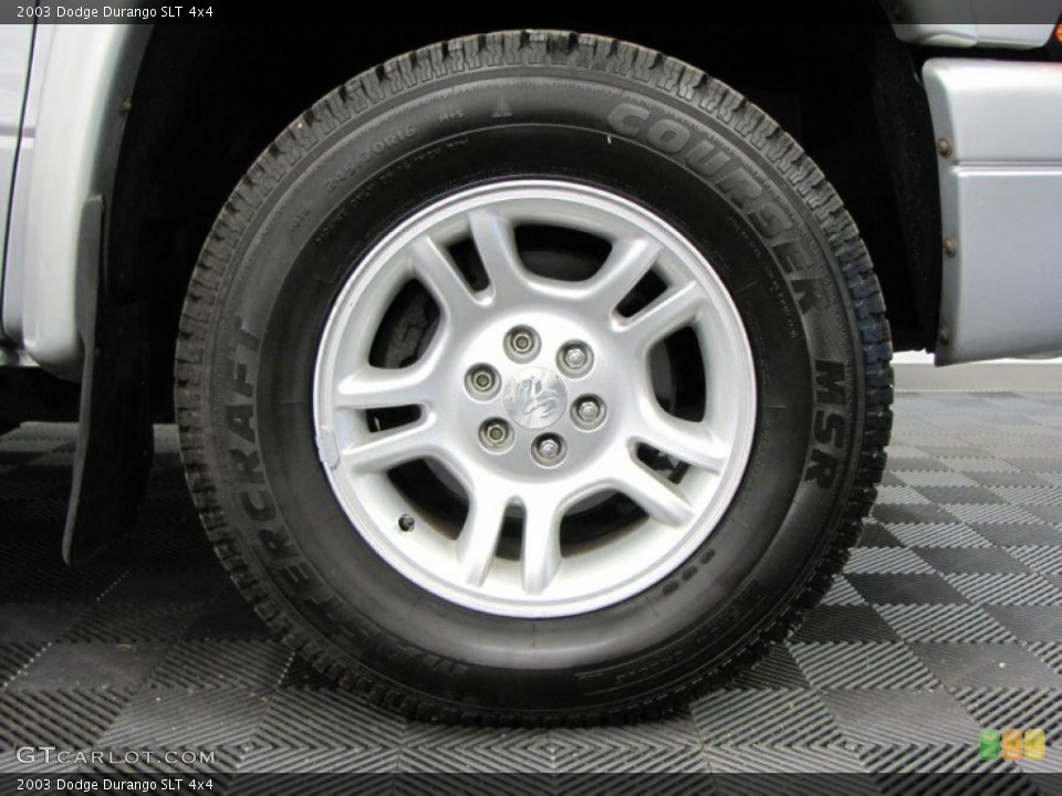 2003 Dodge Durango SLT 4x4 Wheel and Tire Photo #65074970