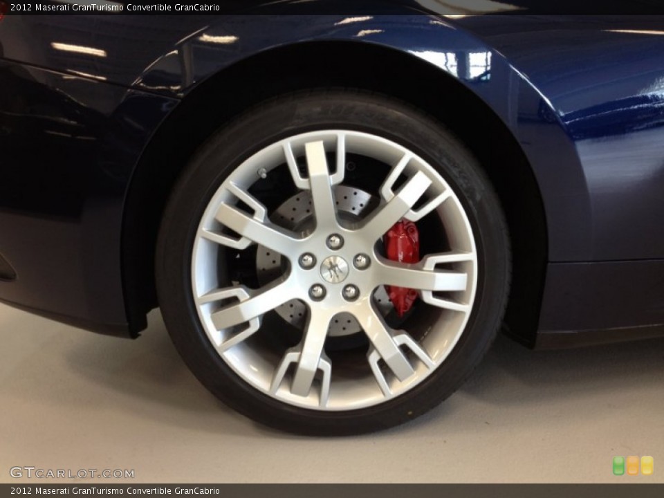 2012 Maserati GranTurismo Convertible GranCabrio Wheel and Tire Photo #65079227