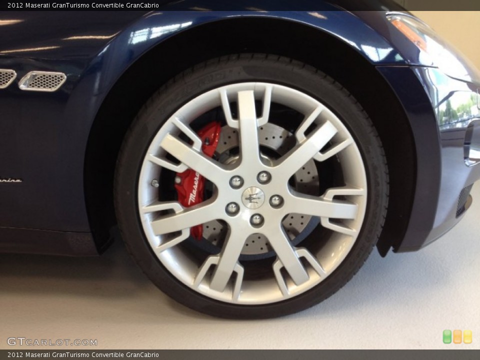 2012 Maserati GranTurismo Convertible GranCabrio Wheel and Tire Photo #65079234