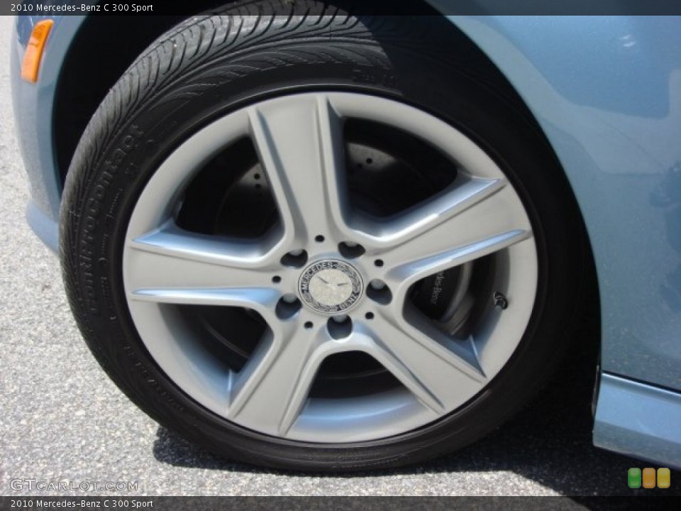 2010 Mercedes-Benz C 300 Sport Wheel and Tire Photo #65086535